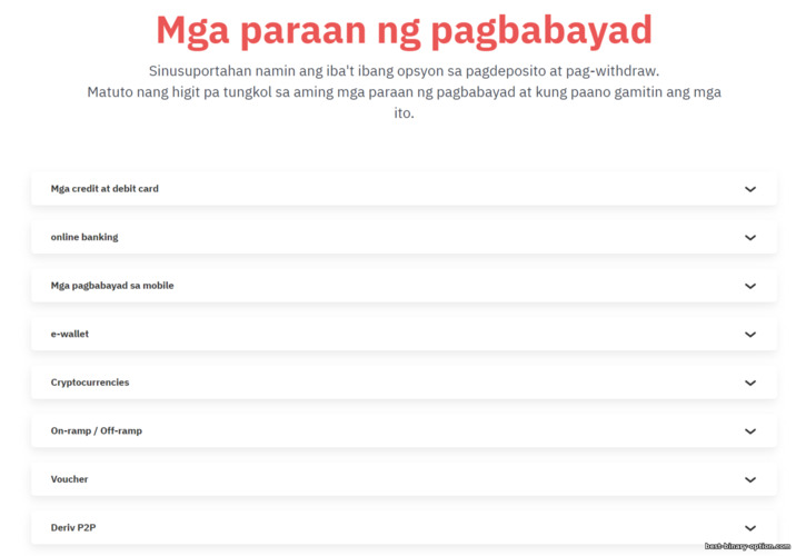 paraan ng pag-withdraw ng mga pondo mula sa Deriv broker