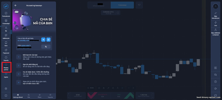 Kaakibat na programa at pasibo na kita sa binary options broker expertOption