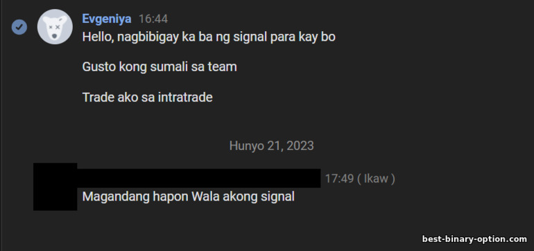 nagbibigay ka ng mga signal sa binary options