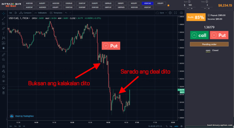 Paano kumita ng pera sa binary options