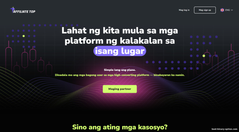 opisyal na website ng affiliate program Affiliate top