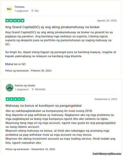 Matapat na mga pagsusuri sa internet tungkol sa Forex Broker Grand Capital