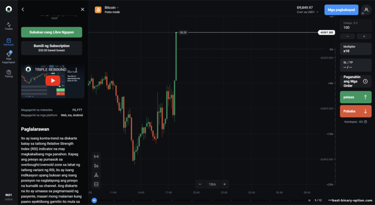 pagbebenta ng mga diskarte sa pangangalakal sa Market OlympTrade