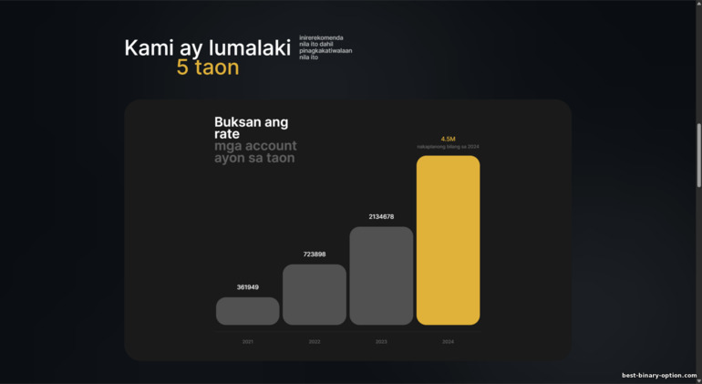 Paglago ng Kliyente ng BinTrade Paglago ng Kliyente ng BinTrade
