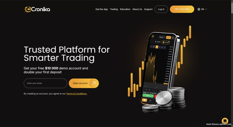 Opisyal na Website ng Cronika Broker