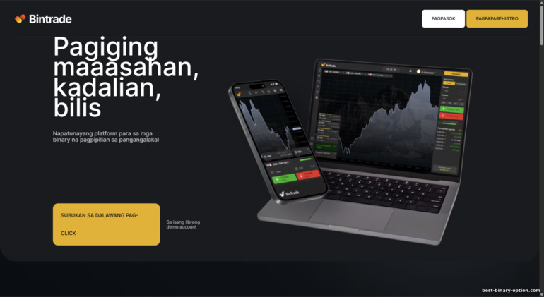 Opisyal na Website ng BinTrade Broker Opisyal na Website ng BinTrade Broker