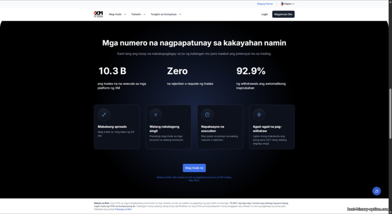 Mga iniaalok ng XM sa mga trader Mga iniaalok ng XM sa mga trader