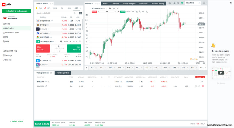 XTB Trading Platform