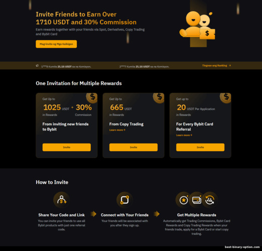 Programa ng Referral ng ByBit Programa ng Referral ng ByBit