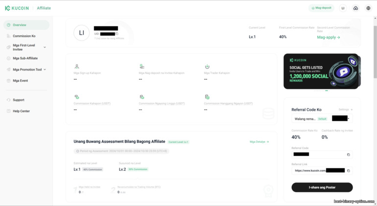 Programa ng Affiliate ng KuCoin