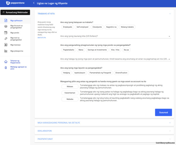 Pag-verify ng account sa Pepperstone Pag-verify ng account sa Pepperstone