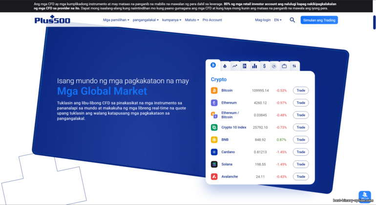 Mga Trading Asset ng Plus500 Mga Trading Asset ng Plus500