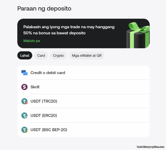 Pagpopondo ng Doto trading account Pagpopondo ng Doto trading account