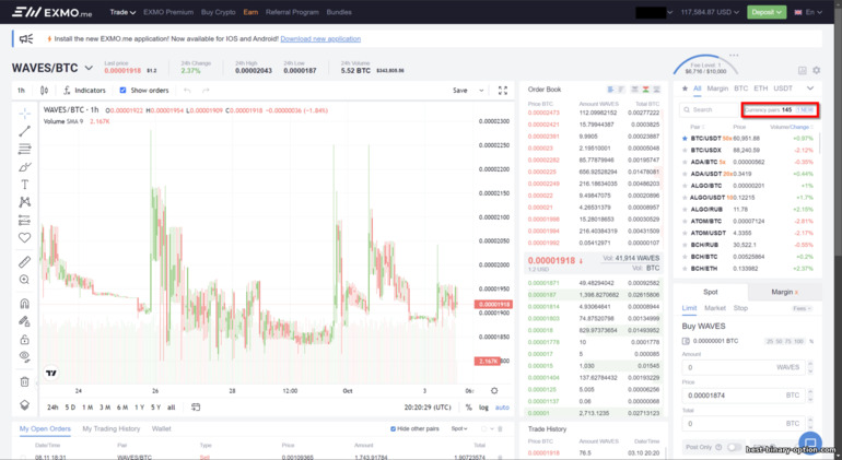 Higit sa 100 Currency Pair ang Inaalok ng Exmo