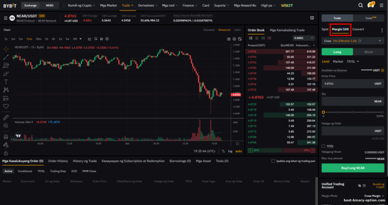 Plataporma ng Margin Trading ng ByBit Plataporma ng Margin Trading ng ByBit
