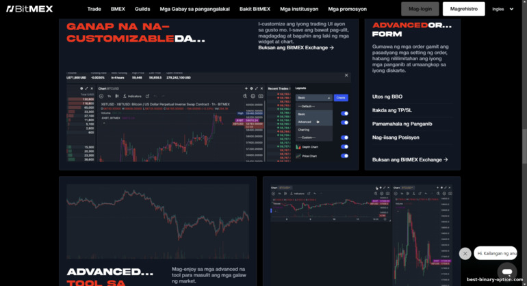 Lubos na Nai-e-customize na BitMex Platform
