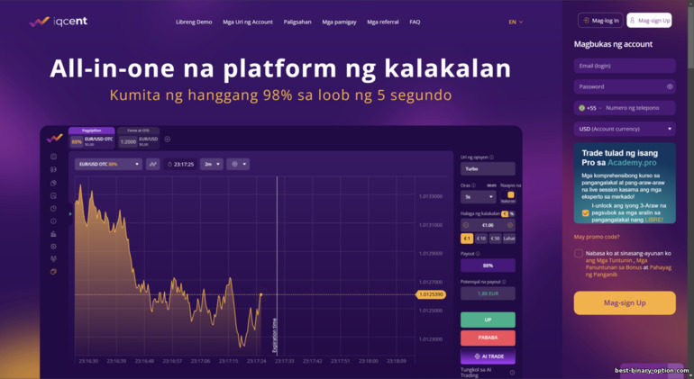 Opisyal na Website ng IQ Cent