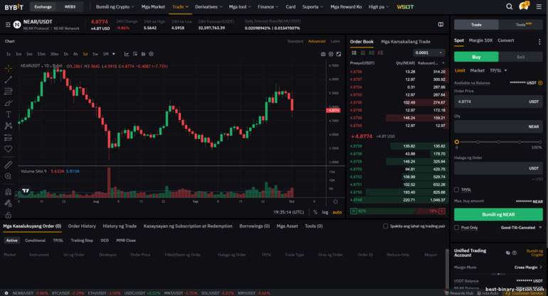 Plataporma ng Pangangalakal ng Cryptocurrency ng ByBit Plataporma ng Pangangalakal ng Cryptocurrency ng ByBit