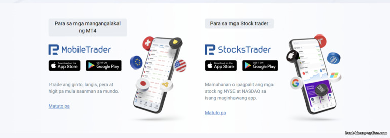 Mobile App ng RoboForex