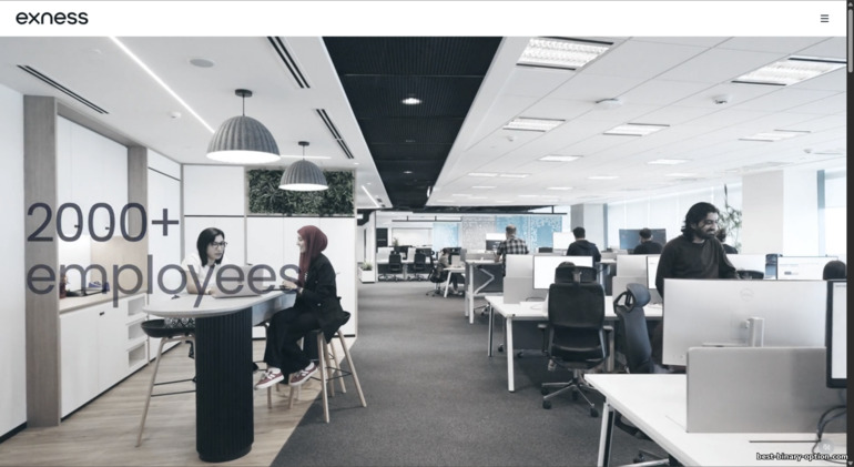 Opisyal na website ng Exness